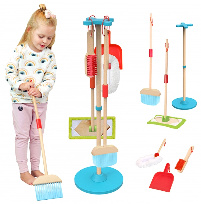 Træsæt til rengøring for børn Tooky Toy