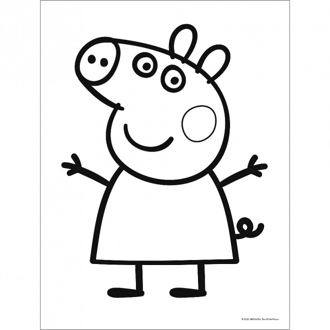 Baby MAXI 2x10 dele puslespil Peppas munter dag, Lille Gris Peppa