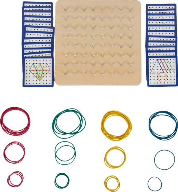 Small Foot Træbræt Geoboard