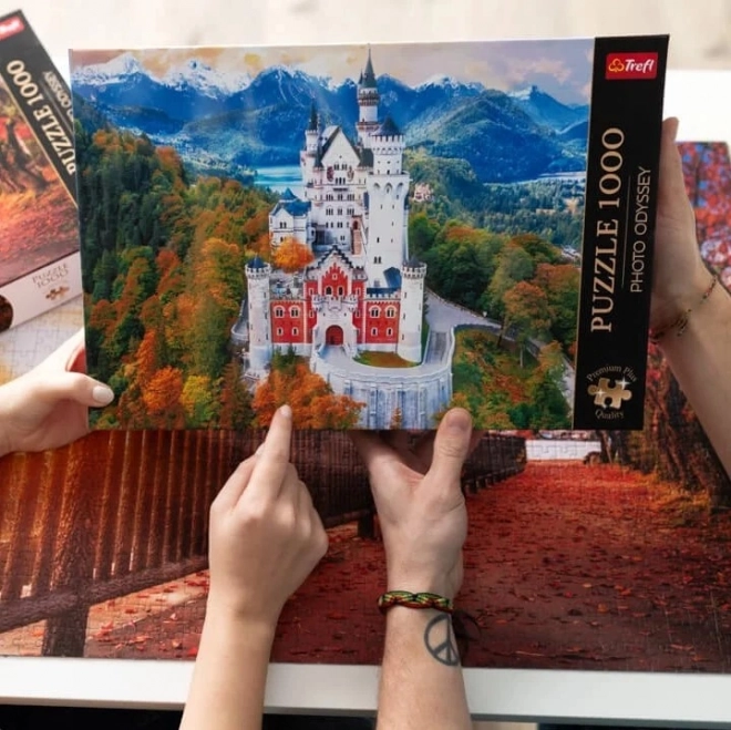 TREFL Puslespil Premium Plus Foto Odyssey: Neuschwanstein Slot 1000 brikker