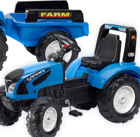 Aftagelig trailer til ægte landbrugsleg