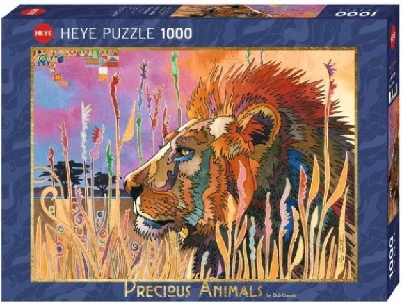 Puzzle HEYE 1000 brikker – dyrenes konge