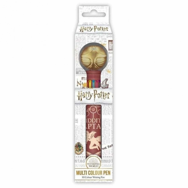 Farvet pen Harry Potter Gylden Snapper
