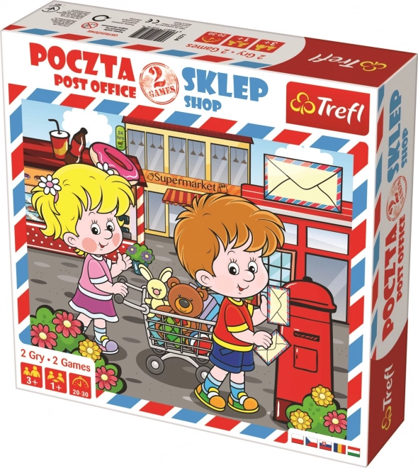 Trefl Spil 2i1 Post og Butik