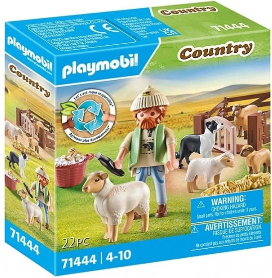 Sæt med figurer PLAYMOBIL Unge hyrde med får