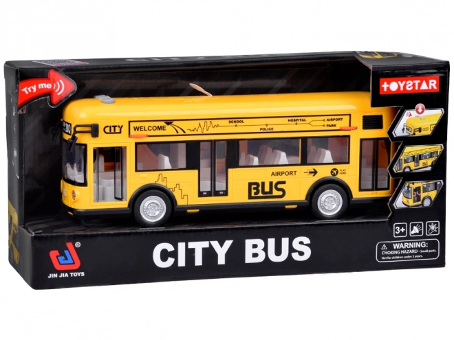 Gul festbus åbning døre lyde lys musik ZA5222