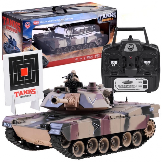 Stor fjernstyret tank US M1A2
