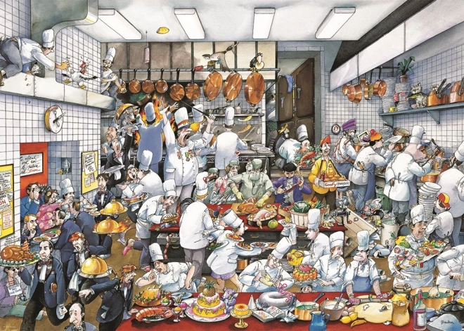 Puzzle HEYE Cartoon Classics: Kreative kokke 1000 brikker
