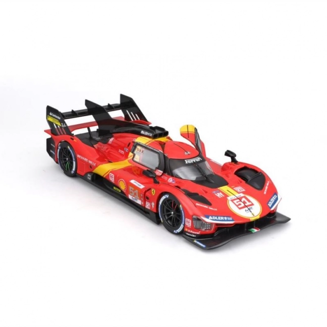 Bburago 1:24 Ferrari Racing - 499P LMH - Rød #51