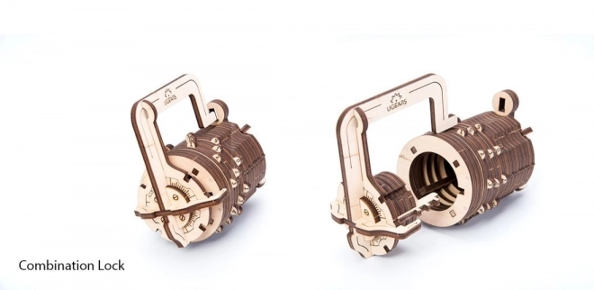 Ugears 3D puslespil - Numerisk lås 34 dele