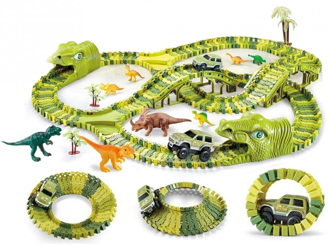 Fleksibel dinosaur bilbane 240stk