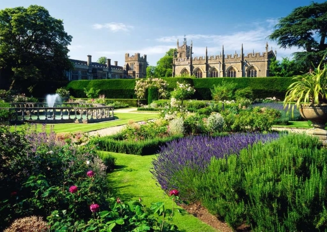 Puslespil 1000 brikker – kongelig have i England RAVENSBURGER