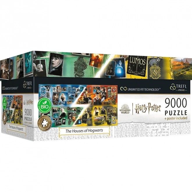 TREFL Puslespil UFT Harry Potter: Hogwarts-kollegier 9000 brikker