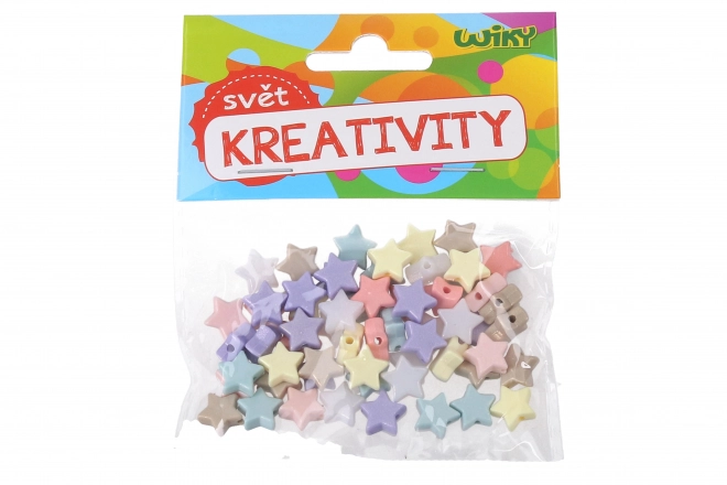 Farverige stjerneperler 15g