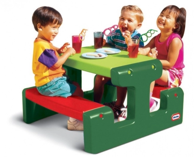 Lille picnicbord grønt