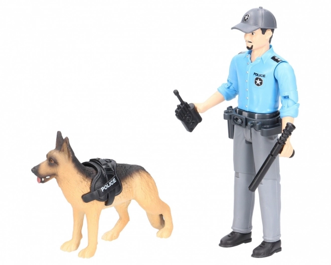 Bruder BWORLD politimand med hund