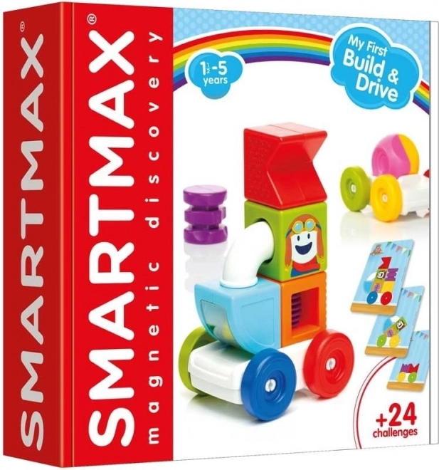 SmartMax - Min første magnetiske byggesæt med bil 2-i-1
