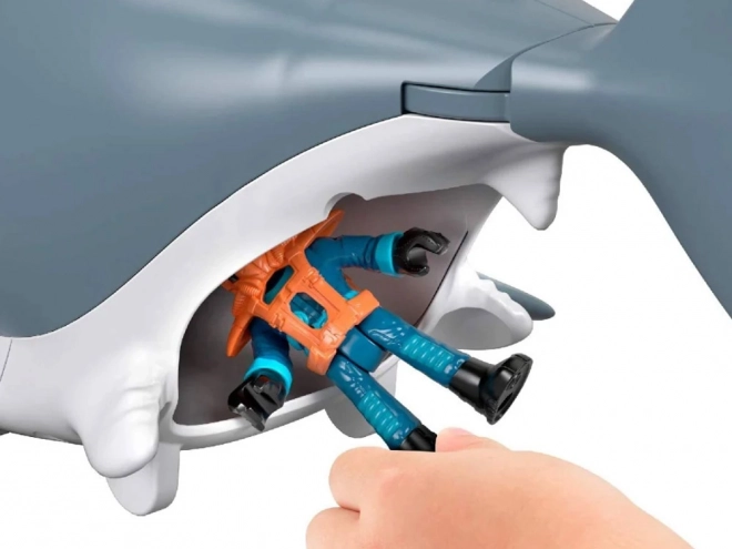 Mega Angribende Haj Imaginext med bevægelig kæbe
