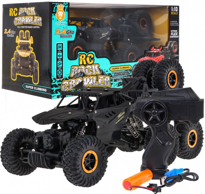 Crawler Rock pro børn 6+ Fjernstyret drev 1:10 6x6 + reservehjul