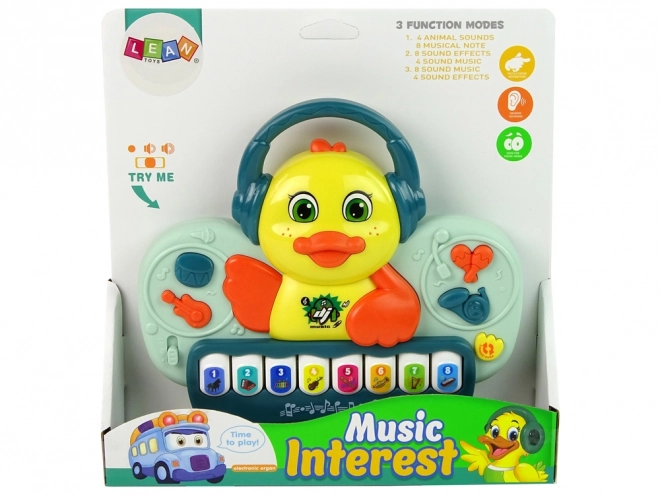 Interaktiv Duck Duck Klaver DJ Lyd Musik Instrumenter Melodi