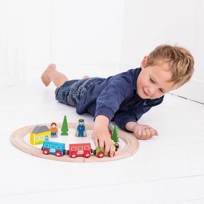 Bigjigs Rail Mit første togbane 19 dele
