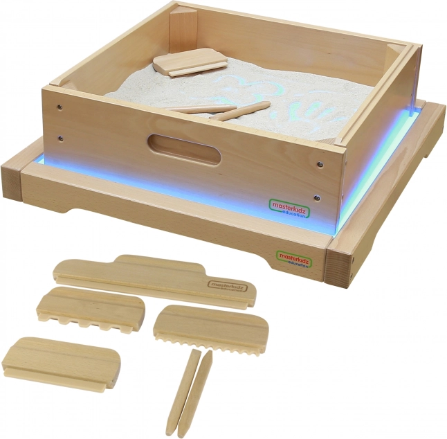 Sensory Panel LED med Tilbehør til Leg i Sand af Masterkidz