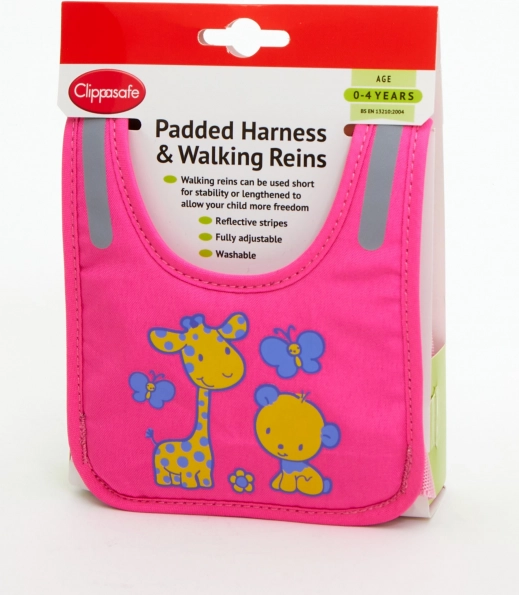 Barnesele med polstring, Pink - Giraffe&Bear