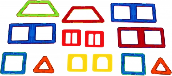 Farverige geometriske former