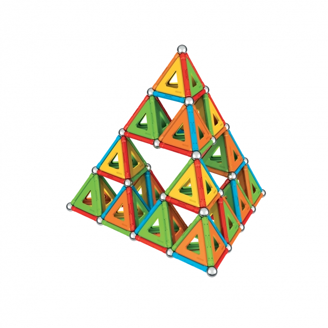 Geomag superfarve byggesæt 388 dele