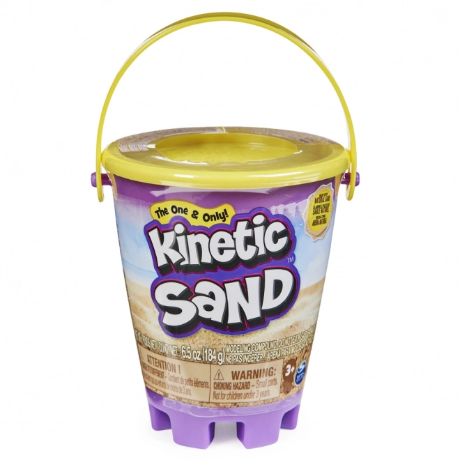 Kinetisk sand lille spand med flydende sand