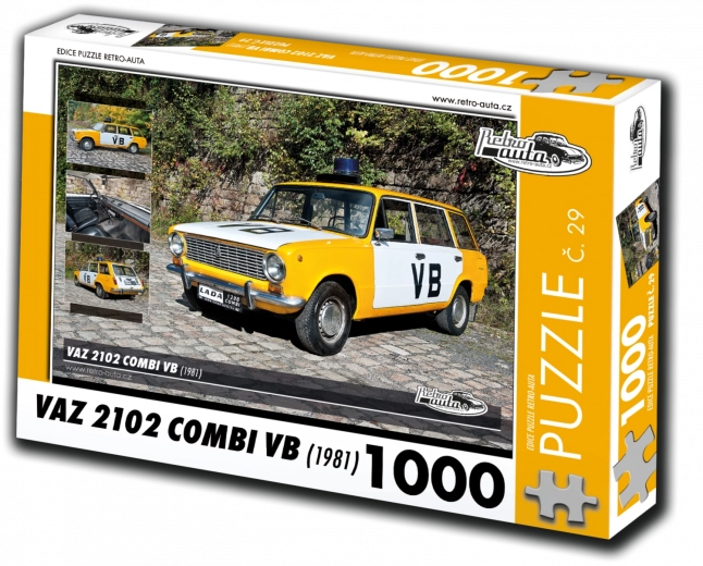 Puslespil RETRO-BILER Vaz 2102 Combi VB 1000 brikker