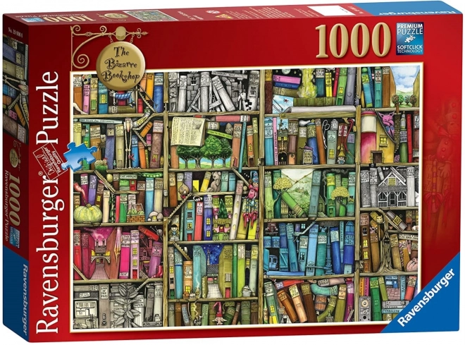 Ravensburger bizar bibliotek puslespil 1000 brikker