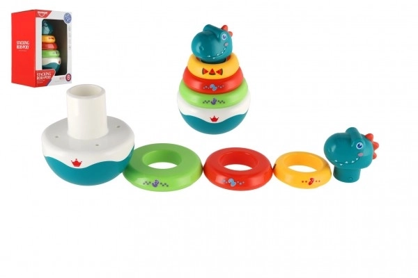 Dinosaurus Roly Poly puslespil med lyd