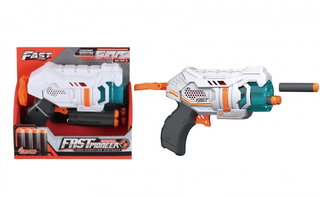 Pistol med skumgummiprojektiler 15 cm