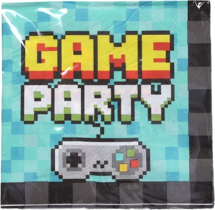 Partyservietter SPIL 33 × 33 cm, 20 stk