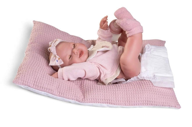 Antonio Juan 50414 MIA - blinkende og tissende realistisk dukke baby med fuld vinylkrop - 42 cm