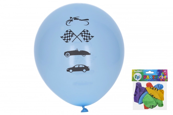 30 cm oppustelig bilballon - 5 stykker