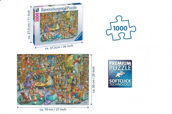 2D Puslespil 1000 Ravensburger Nord i biblioteket