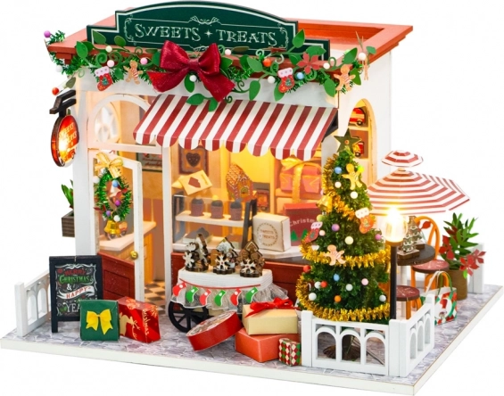 2Kids Toys miniatur honningkagehus jule slikbutik