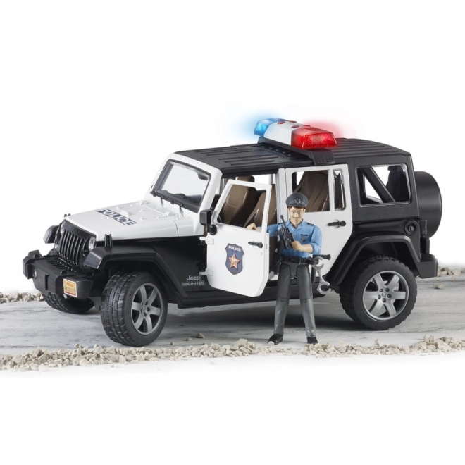 Bruder Jeep Wrangler Rubicon Politi