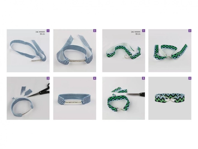 Kreativt sæt - armbånd 5 stk