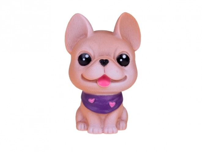Sæt af gummi hundefigurer