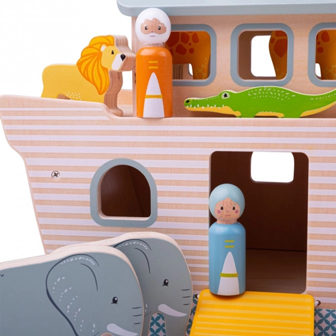 Trælegetøj Noas Ark fra Bigjigs Toys