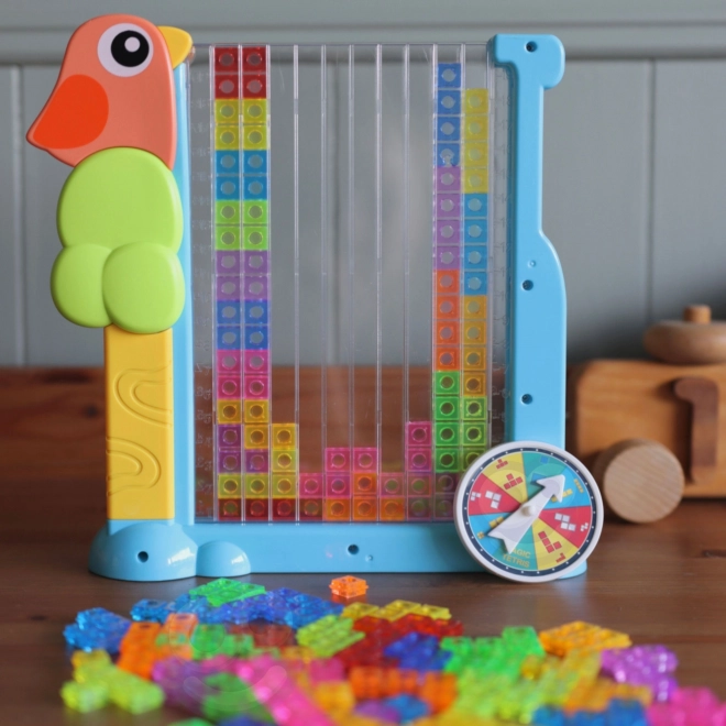 WOOPIE Uddannelsesspil Tetris Farverige Klodser