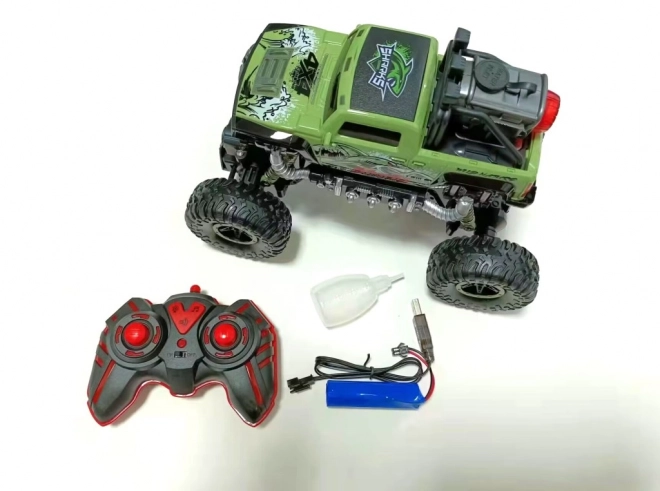 RC bil Rock Shark grøn