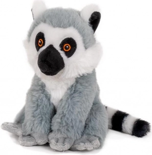 plysset siddende ringhalelemur 15 cm