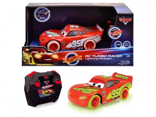 RC Biler Blesk McQueen Turbo Glow Racers 1:24, 2kan