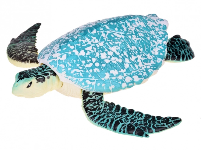 Sæt med havdyr - skildpadde, hummer, savfisk, krabbe og mere