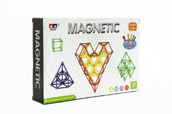 Magnetisk byggesæt - 99 dele