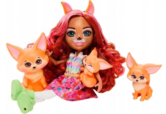 Enchantimals Filigree Fox med rævefamilien